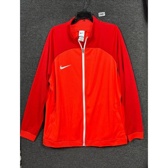 Nike Dri-FIT Jacket Mens 2XL Full Zip Track Running Soccer Slim Fit DH9234-635 - Picture 1 of 9